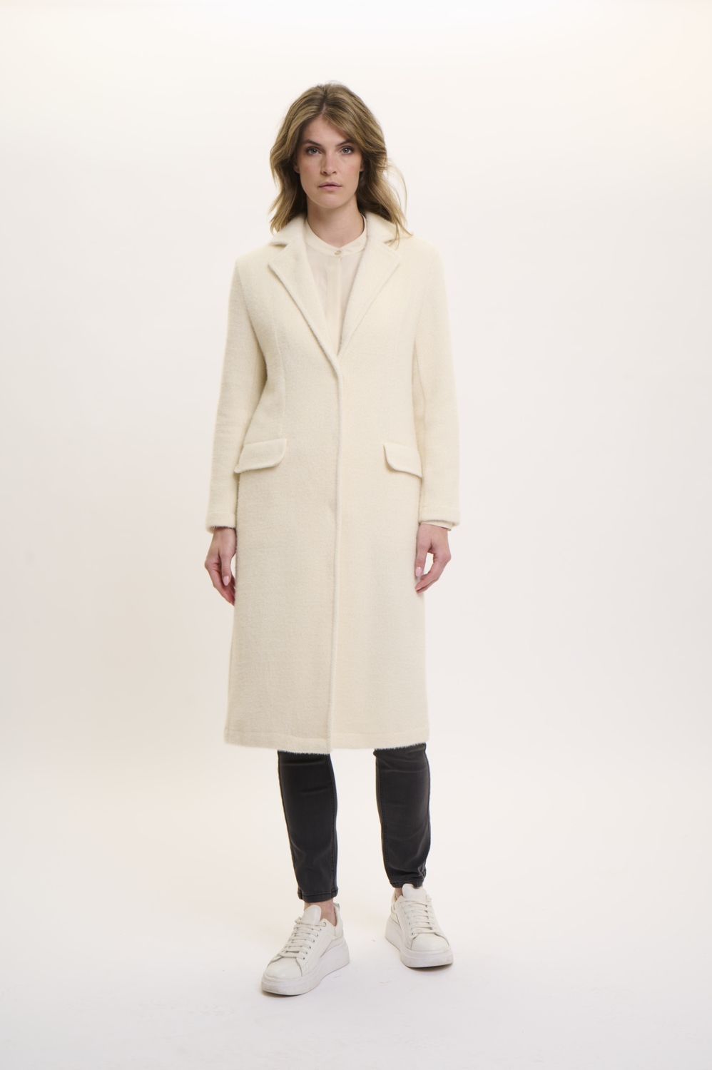 Rino & Pelle Female Jassen Long Single Breasted Coat 7002520