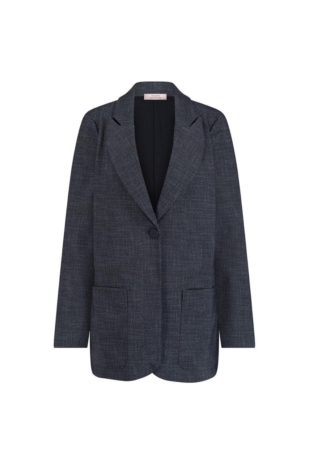 Studio Anneloes daan bnd dnm tweed blazer 11940 Blazers 6100 midnight blue Expresswear