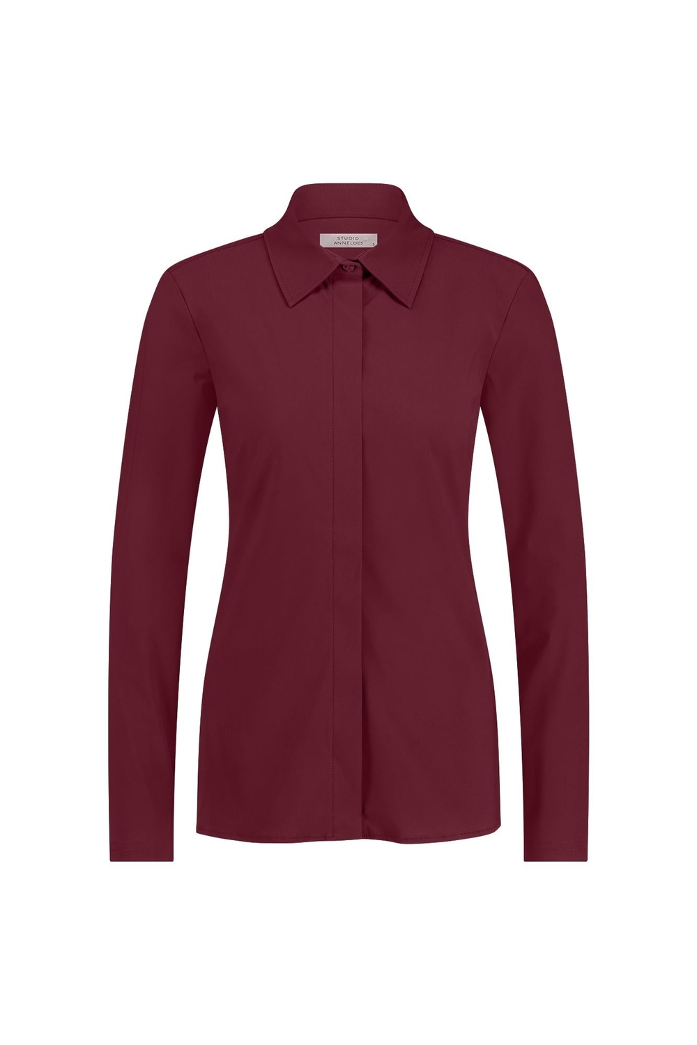 Studio Anneloes Poppy Blind Shirt 11969 Blouse 3600 Merlot