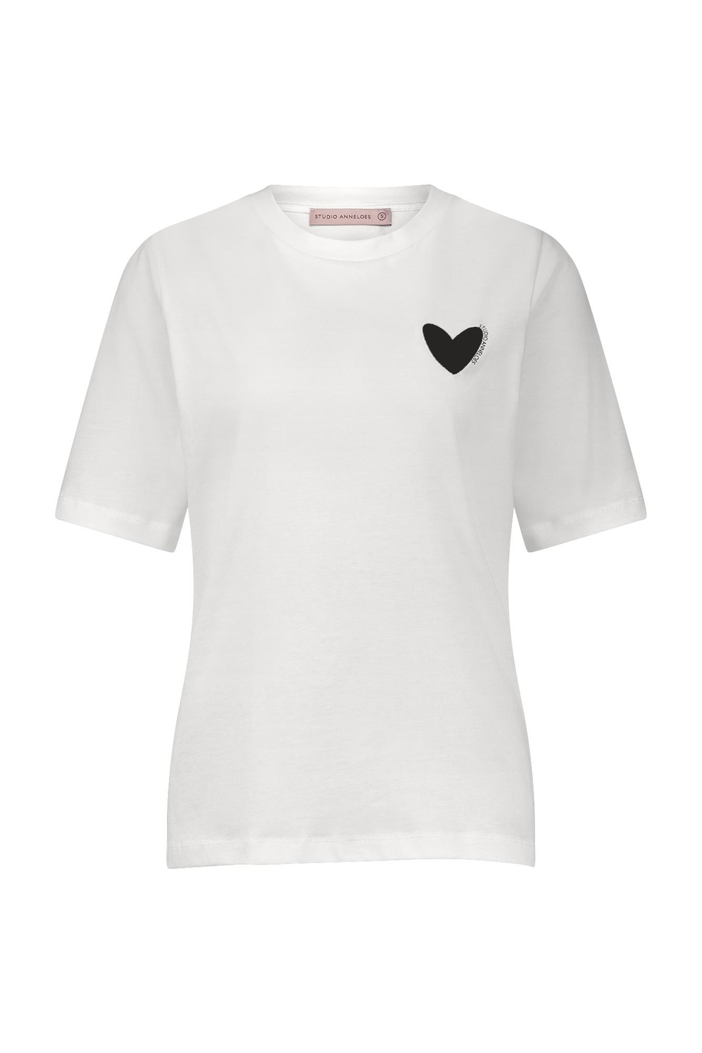 Studio Anneloes Female Shirts En Tops Klaasje Hearts Tshirt 12257