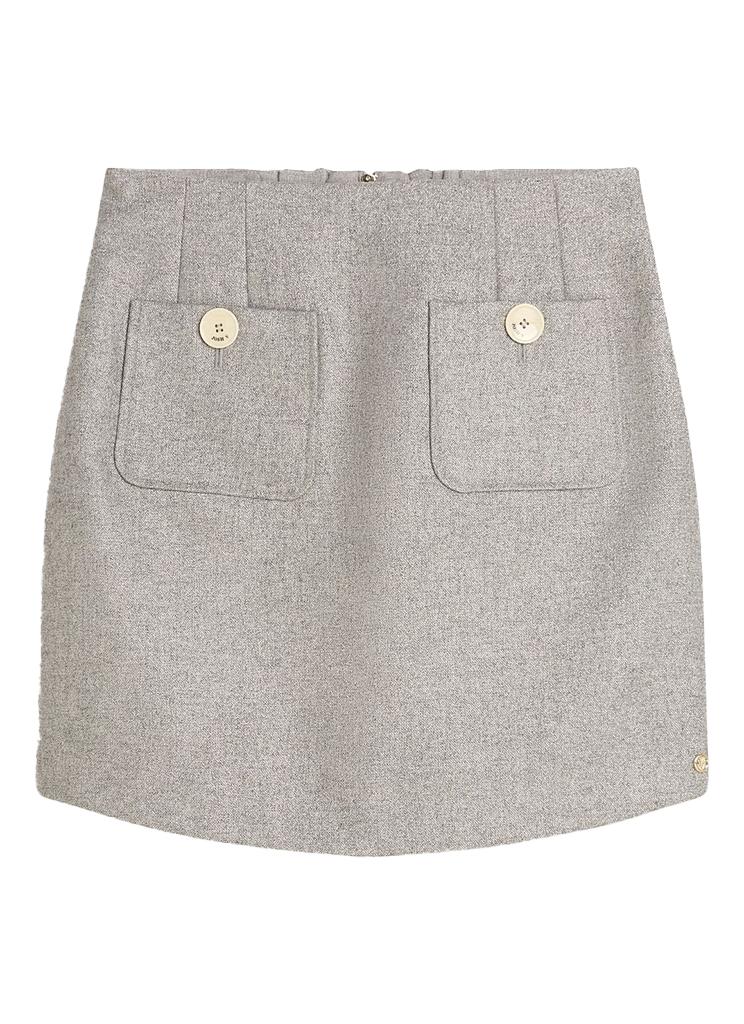 Josh V Female Rokjes Ellen Fitted Skirt With Lurex Jv 2412 0501