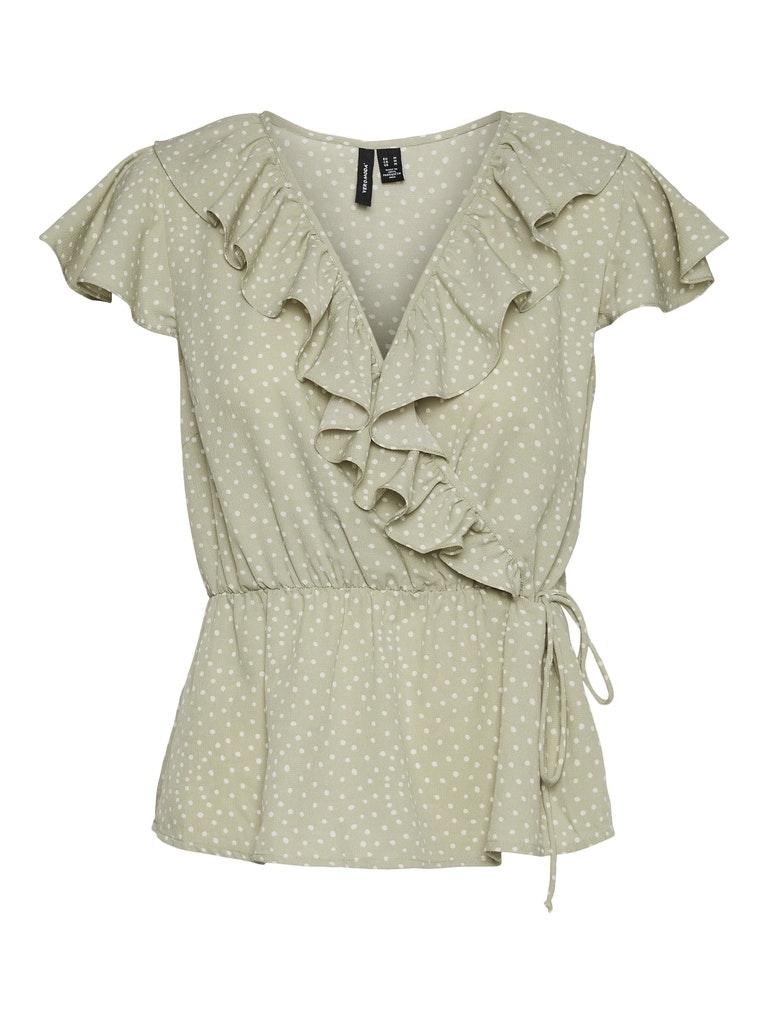 Vero Moda Female Shirts En Tops Vmnil C s Frill Top Wvn Lcs