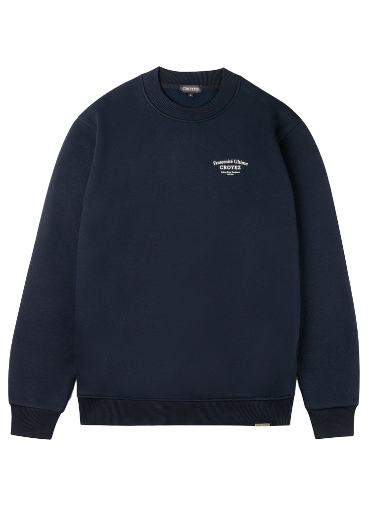 Croyez Homme Cr2 aw22 21 Fraternité Sweater Sweater 303 Navy