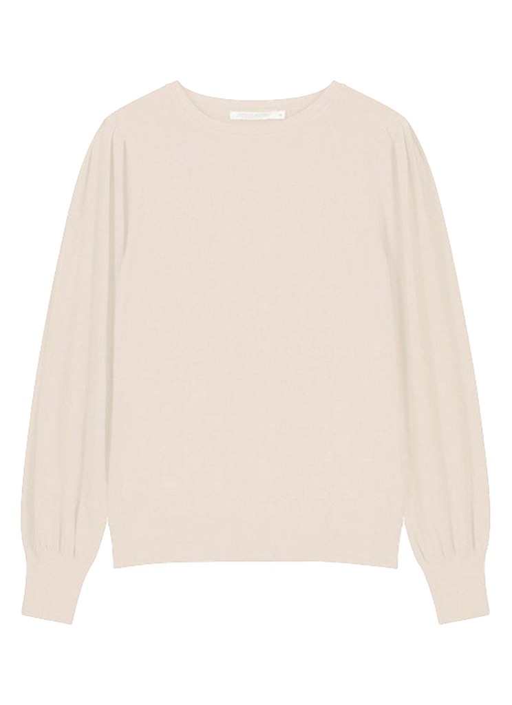 Summum Female Sweaters Puffy Sleeve Sweater Basic Knit (7s5650)