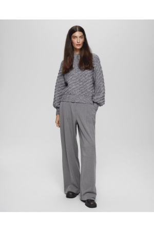 MSCH Copenhagen MSCH Copenhagen mschhenrika hw pants 17940 Broek grey melange grey melange