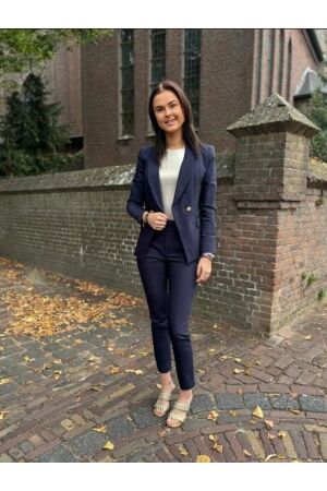 Josh V Josh V jv kris jv-5000-0602 Broek 090 dark blue