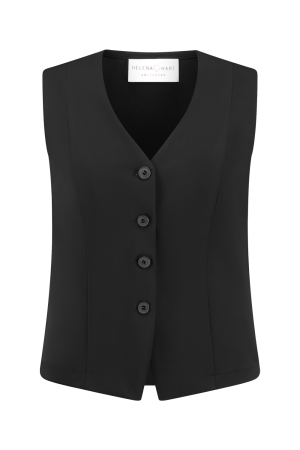 Helena Hart Helena Hart 7541 gilet transfer Gilets zwart