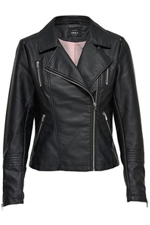 Only Only 15153079 onlgemma faux leather biker Leer en leatherlook black 15153079