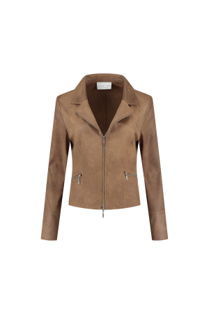 Helena Hart Helena Hart 7288 zipper biker Blazers camel