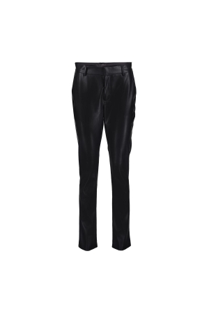 Geisha Geisha pants pu 41536-10 Loose fit 999 black