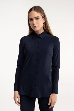 Studio Anneloes Studio Anneloes poppy blouse 94802 Blouse 6900 dark blue
