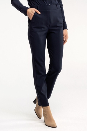 Studio Anneloes Studio Anneloes anne bonded trousers 94819 Broek 6900 dark blue
