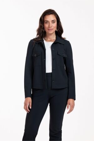 Studio Anneloes Studio Anneloes claire bonded jacket 94822 Jackets 6900 dark blue