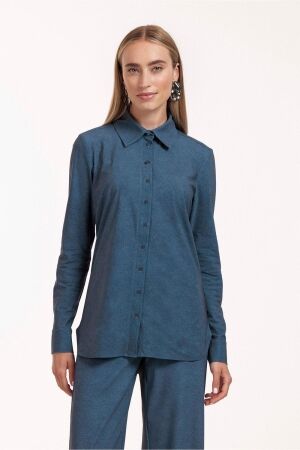Studio Anneloes Studio Anneloes poppy denim blouse 94827 Blouse 6400 jeans
