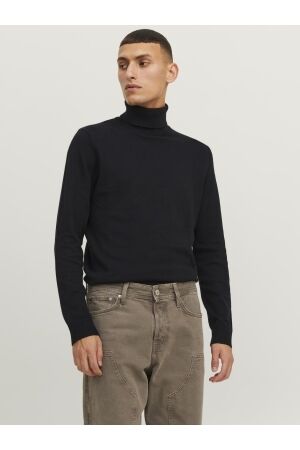 Jack & Jones Jack & Jones jjeemil knit roll neck noos Trui black