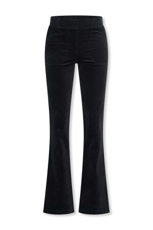 Helena Hart Helena Hart 7559 broek flair velvet Flared zwart