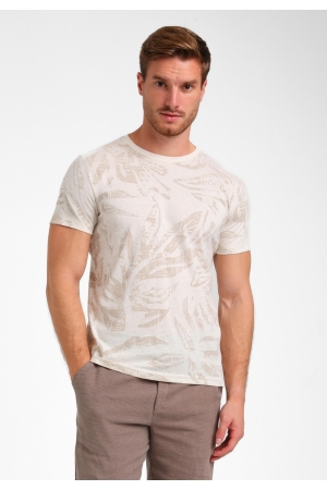 Gabbiano Gabbiano 155911 t-shirts Print T-shirts 1002 sand