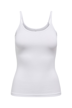Only Only onllove strap singlet noos jrs Tops en Singlets white