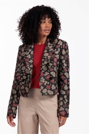 Studio Anneloes Studio Anneloes alice leo jacquard blazer 12438 Blazers 9997 multi color
