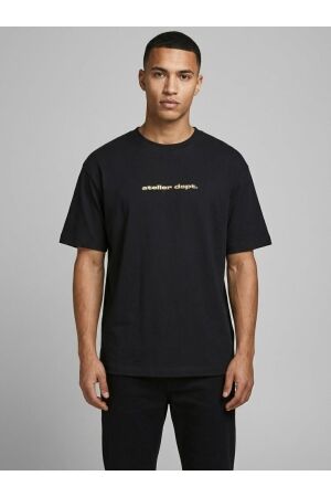 Jack & Jones Jack & Jones jjrody tee ss crew neck Print T-shirts black