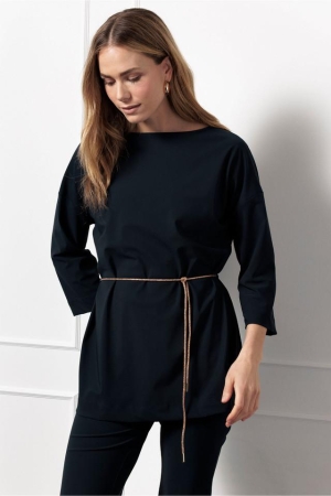 Studio Anneloes Studio Anneloes imara top 12516 T-shirt Lange mouw 6900 dark blue