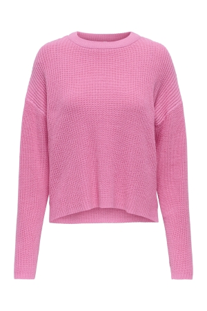 Only Only onlluna ls o-neck pullover knt nca Trui sachet pink