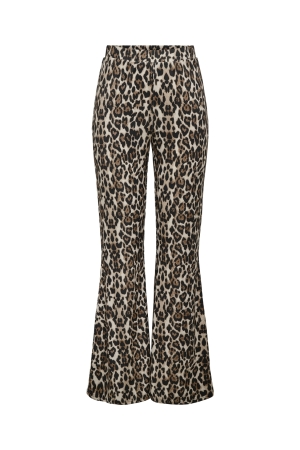 Only Only onlanna rib flared aop legging cs jrs Leggings black leo