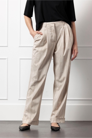 Studio Anneloes Studio Anneloes jojo pinstripe trousers 12681 Broek 1490 kit/black