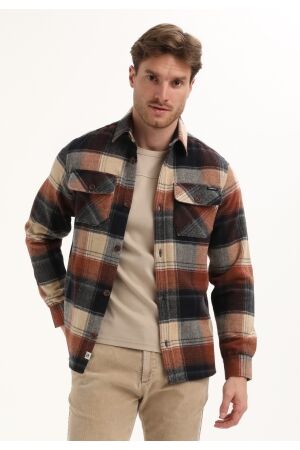 Gabbiano Gabbiano overhemden ls 335741 Overhemd 5701 clay