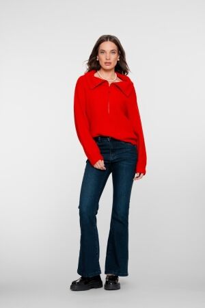 Geisha Geisha jeans flair 51541-10 Flare 810 blue denim lurex