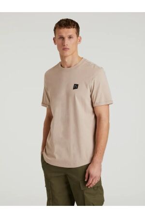 Chasin Chasin brody Print T-shirts e75 - taupe