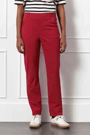 Studio Anneloes Studio Anneloes anne honeycomb trousers 12455 Broek 3200 deep red
