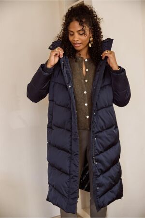 Studio Anneloes Studio Anneloes tyler long puffer 12835 Winterjassen 6900 dark blue