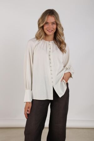 Nukus Nukus sterre blouse nkf02014 Blouse 17 off white