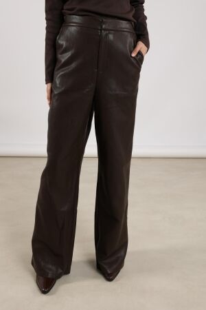 Nukus Nukus fenna pants nkf09007 Broek 268 dark chocolate