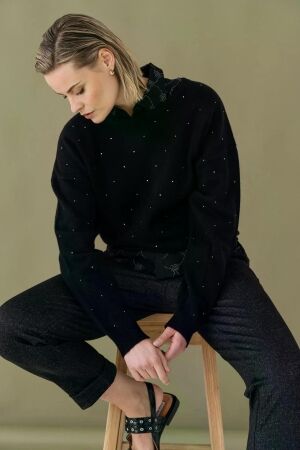 Maicazz Maicazz pepita- sweater fa25.70.222 Sweater black