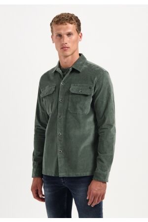 No- Excess No- Excess overshirt buttons twill 29530842 Overshirt 052 dark green