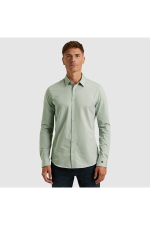 Cast Iron Cast Iron cf tech twill jersey csi2508200 Overhemd 9040 puritan gray