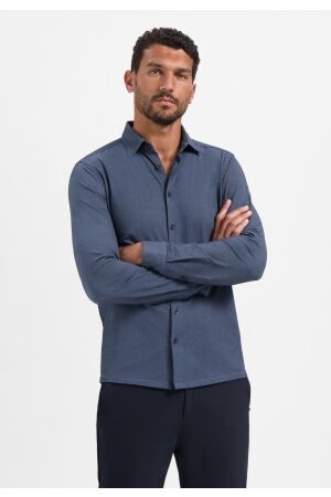No- Excess No- Excess shirt jersey 29410881 Overhemd 137 washed blue