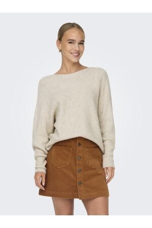 Only Only onldaniella l/s pullover knt noos Trui 3525703 ecru melange