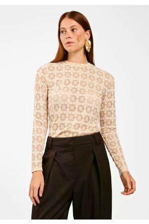 Aaiko Aaiko mason co 155 T-shirt Lange mouw 130908 moon shell