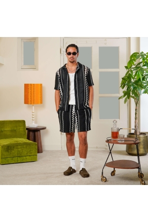 Quotrell Quotrell granada shorts sh99881 Korte broeken 2293 black/off white