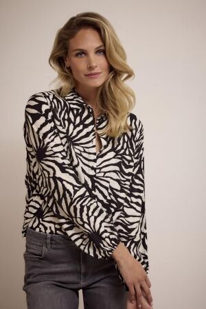 Tramontana Tramontana blouse wildflower c04-17-301 Blouse 009998 printblacks