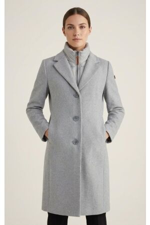 Moscow Moscow 16-08-bogdana-3 Winterjassen light grey melange solid