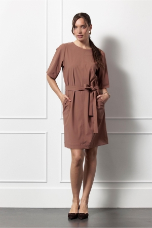 Studio Anneloes Studio Anneloes melody dress 12951 Zomerjurkjes 8800 chocolate