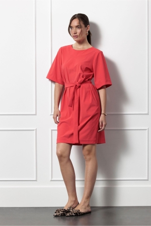Studio Anneloes Studio Anneloes melody dress 12951 Zomerjurkjes 2800 coral red
