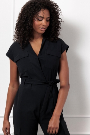 Studio Anneloes Studio Anneloes nancy cargo jumpsuit 12849 Jumpsuit 9000 black