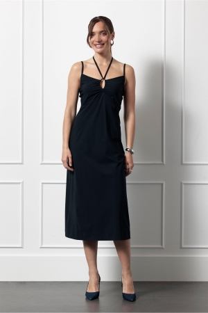 Studio Anneloes Studio Anneloes jill dress 12947 Lange Jurken 6900 dark blue