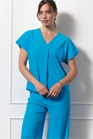 Studio Anneloes Studio Anneloes marly top 12950 T-shirt Korte mouw 5900 bright blue