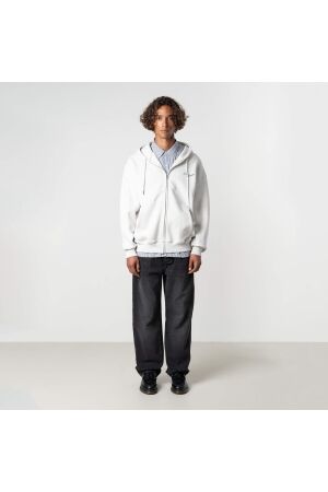 Quotrell Quotrell creators zip hoodie hs73748 Hoodies 9844 light grey melee/blu